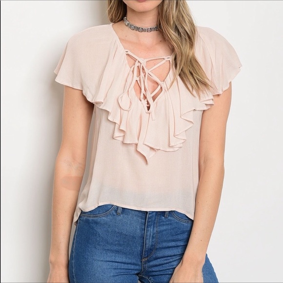 ✨Pretty in Pink Blouse✨ - Picture 2 of 4